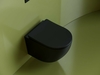 Подвесной унитаз Ceramica Nova Uno CN11001MB безободковый, черный матовый - фото, отзывы, цена