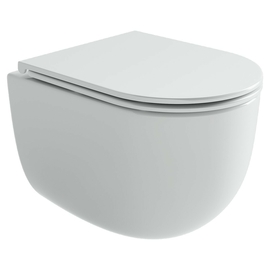 Подвесной унитаз Ceramica Nova Voga с сиденьем микролифт, смыв Торнадо 3.0, CN4012T - фото, отзывы, цена