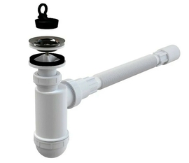 Сифон для раковины AlcaPlast с решеткой AG2105123710 - фото, отзывы, цена