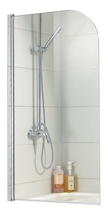Душевая шторка на ванну Azario Merrit 70х150, распашная, стекло 5мм, хром - фото, отзывы, цена