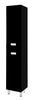 Пенал Bellezza Пегас-35, с 1 ящиком, с бельевой корзиной, черный, правый - фото, отзывы, цена