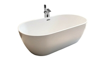 Ванна акриловая Cerutti Skye 170, отдельностоящая, со сливом-переливом, 170x75, белая - фото, отзывы, цена