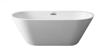 Ванна акриловая Cerutti d'iseo 150, отдельностоящая, со сливом-переливом, 150x75, белая - фото, отзывы, цена