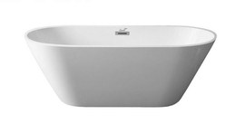 Ванна акриловая Cerutti d'iseo 160, отдельностоящая, со сливом-переливом, 160x75, белая - фото, отзывы, цена