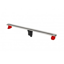 Желоб Berges SUPER Slim 700, матовый хром, S-сифон D50/105 H50 вертикальный, 090053 - фото, отзывы, цена