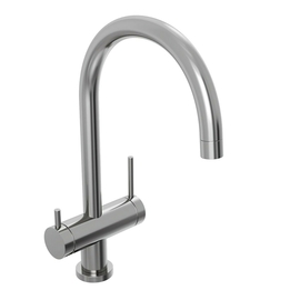 Смеситель для кухни Abelsberg Aera AWF70029CH c фильтром для воды, глянцевый хром - фото, отзывы, цена