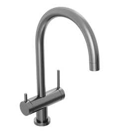 Смеситель для кухни Abelsberg Aera AWF70029GM с фильтром для воды, космическая сталь - фото, отзывы, цена