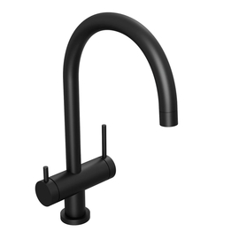 Смеситель для кухни Abelsberg Aera AWF70029MB с фильтром для воды, вулканический черный - фото, отзывы, цена