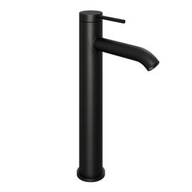 Смеситель для раковины Abelsberg Fluida ERF22003MB высокий, вулканический черный - фото, отзывы, цена