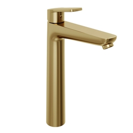 Смеситель для раковины Abelsberg Lineara UNF23509BG высокий, королевское золото - фото, отзывы, цена