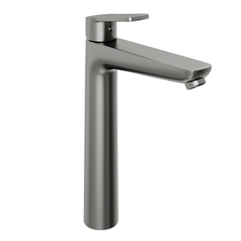 Смеситель для раковины Abelsberg Lineara UNF23509GM высокий, космическая сталь - фото, отзывы, цена