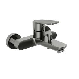 Смеситель для ванны и душа Abelsberg Lineara UNF25747GM, космическая сталь - фото, отзывы, цена