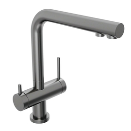 Смеситель для кухни Abelsberg Pura UVF70929GM с фильтром для воды, космическая сталь - фото, отзывы, цена