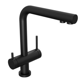Смеситель для кухни Abelsberg Pura UVF70929MB с фильтром для воды, вулканический черный - фото, отзывы, цена
