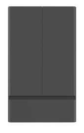 Шкаф подвесной Style Line Атлантика 1000, с ящиком, графит - фото, отзывы, цена