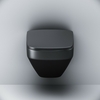 Подвесной унитаз AM.PM Inspire V2.0 FlashClean с сиденьем микролифт, черный, C50A1700MBSC - фото, отзывы, цена
