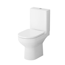 Унитаз-компакт AM.PM Spirit V2.0 FlashClean, горизонтальный выпуск, с микролифтом, C708600WH - фото, отзывы, цена