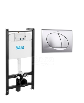 Инсталляция Roca Active WC + овальная кнопка - фото, отзывы, цена