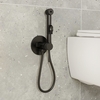 Встраиваемый смеситель с гигиеническим душем Iddis Axes, матовый черный, 003BLR0i08 - фото, отзывы, цена