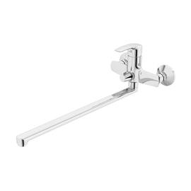 Смеситель для ванны Iddis Ray, с длинным изливом и керамическим дивертором, RAYSBL2i10WA - фото, отзывы, цена