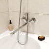 Смеситель для ванны Iddis Sena, с длинным изливом с керамическим дивертором, SENSBL2i10WA - фото, отзывы, цена