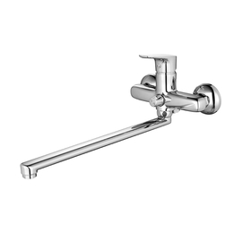 Смеситель для ванны Iddis Zodiac, с длинным изливом с керамическим дивертором, ZODSBL2i10WA - фото, отзывы, цена