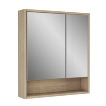 Зеркальный шкаф OWL Eland 65, дуб сонома - фото, отзывы, цена