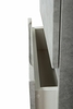 Шкаф подвесной Art & Max Techno, фасады асимметричные, Бетон лофт натуральный 400x300x1600 - фото, отзывы, цена