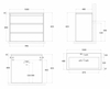 Тумба с раковиной Art & Max Family напольная с тремя выкатными ящиками, Pino Esotica, 1000x480x845 - фото, отзывы, цена