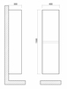 Шкаф подвесной Art & Max Family с двумя распашными дверцами, Pino Esotica, 400x300x1500 - фото, отзывы, цена