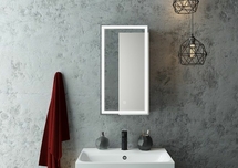 Зеркало-шкаф с подсветкой Art & Max Techno 350x650 - фото, отзывы, цена