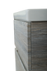 Тумба с раковиной Art & Max Techno подвесная с двумя выкатными ящиками, Сосна 870x500 - фото, отзывы, цена
