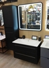 Шкаф подвесной Art & Max Platino с двумя распашными дверцами, Черный матовый, 400x300x1500 - фото, отзывы, цена