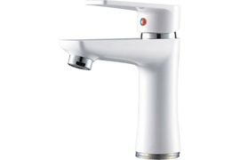 Смеситель для кухни Ростовская Мануфактура Сантехники, белый, PL6-001F - фото, отзывы, цена