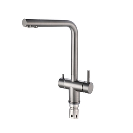Смеситель для кухни с переключением фильтра Ростовская Мануфактура Сантехники, SUS127PVD-017F-015 - фото, отзывы, цена