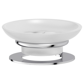 Держатель с мыльницей настольный, матовое стекло, хром, Artwelle AWE 002 - фото, отзывы, цена
