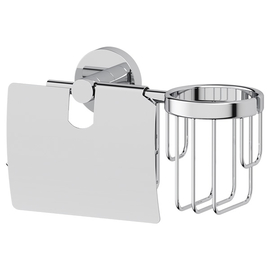 Держатель туалетной бумаги с крышкой и освежителя воздуха, хром, Artwelle HAR 051 - фото, отзывы, цена