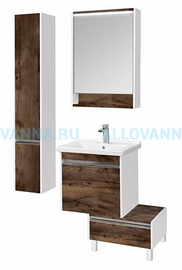 Тумба Акватон Капри 60 таксония темная и Умывальник Миранда 60 - фото, отзывы, цена