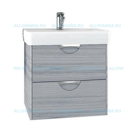 Тумба Акватон Сильва 60 и Умывальник Нео 60, дуб фьорд - фото, отзывы, цена