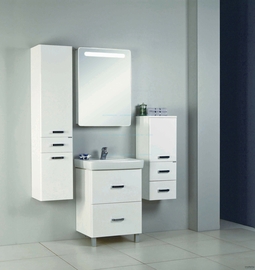 Тумба Акватон Америна 60 Н и Умывальник Тигода 60, белая - фото, отзывы, цена