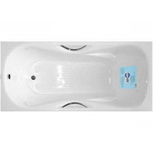 Чугунная ванна Aqualux 150X75 с отверстиями под ручки - фото, отзывы, цена