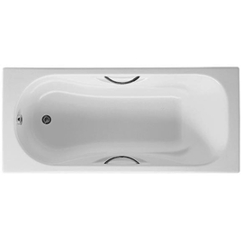 Чугунная ванна Aqualux Anatomic 170х80 с отверстиями под ручки - фото, отзывы, цена