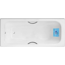 Чугунная ванна Aqualux Capri 200х85 с отверстиями под ручки - фото, отзывы, цена