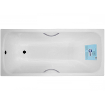 Чугунная ванна Aqualux Sophie 150х70 с отверстиями под ручки - фото, отзывы, цена