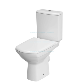 Унитаз-компакт Сersanit безободковый CARINA CLEAN ON с микролифтом - фото, отзывы, цена