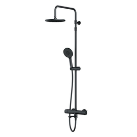 Душевая система AM.PM X-Joy F0785A522 с термостатом, черная - фото, отзывы, цена
