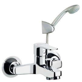 Смеситель для ванной настенный с гибкой подводкой Ramon Soler 1805VM Titanium - фото, отзывы, цена