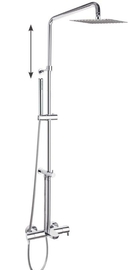 Термостат для ванны с тропическим и ручным душем Ramon Soler Drako 335602RPK225 - фото, отзывы, цена