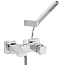 Смеситель для ванной настенный с гибким душем Ramon Soler 4725MK Kuatro - фото, отзывы, цена
