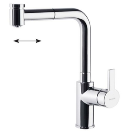 Смеситель для кухни с выдвижным гибким шлангом Ramon Soler 931902H2 RS-Q - фото, отзывы, цена